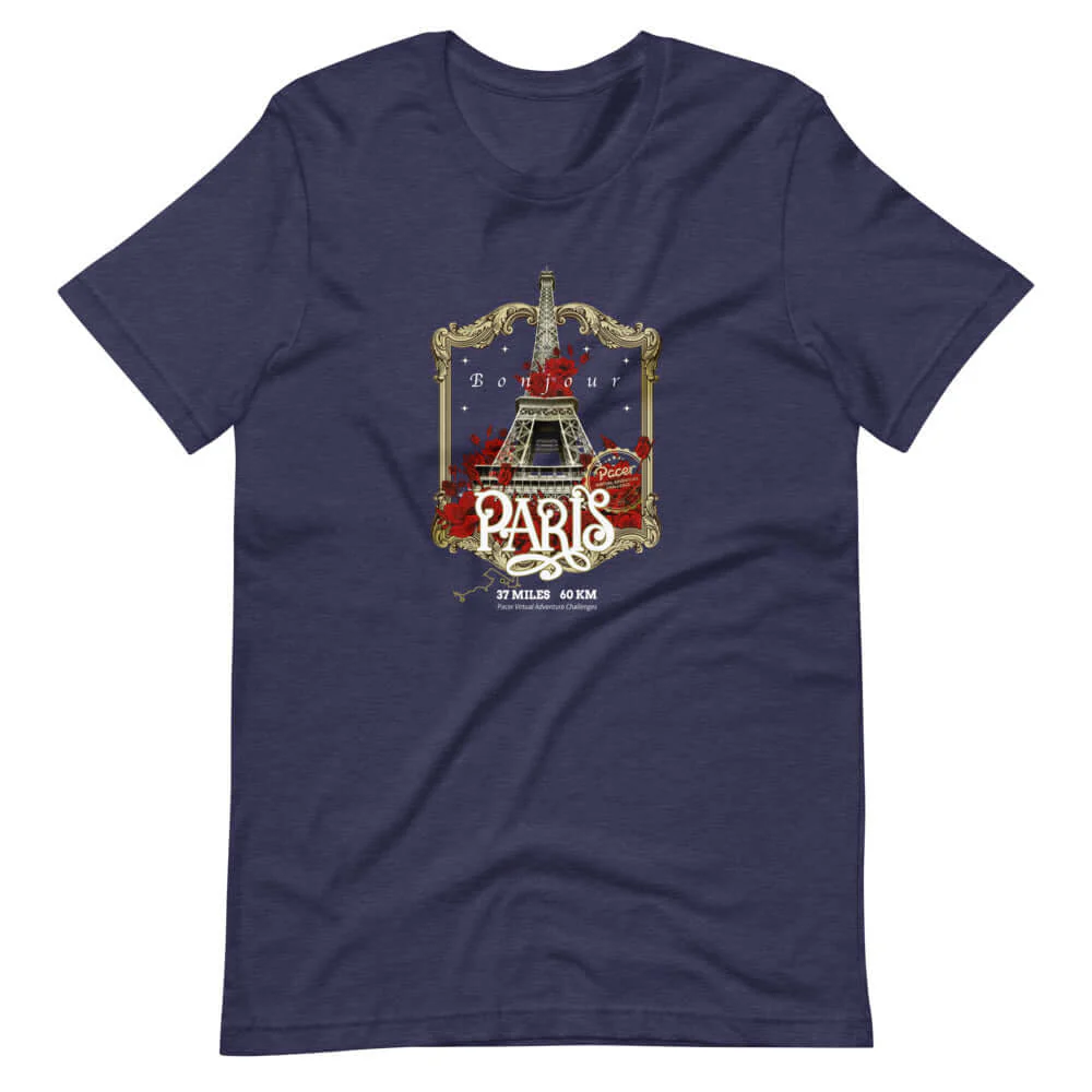 Paris Virtual Challenge Unisex T-Shirt - Image 3